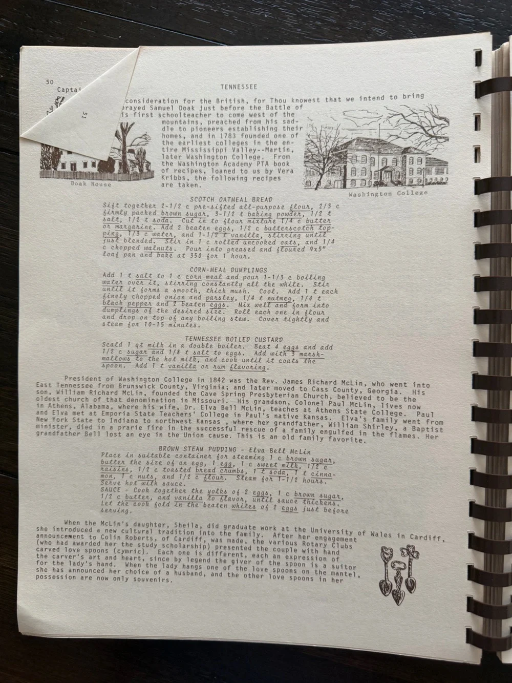 Vintage Heritage Trails Ramblin' Recipes Cookbook